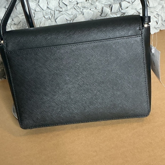 Kate Spade black Cameron street Crossbody bag gold accents new - Picture 8 of 12